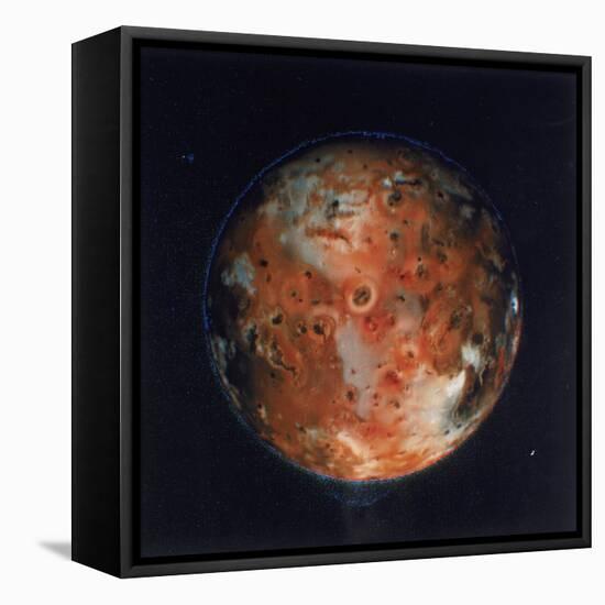 Full View of Io, One of the Moons of Jupiter, 1979-null-Framed Stretched Canvas