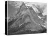 Full View Of Mountain "Going-To-The-Sun Mountain Glacier National Park" Montana. 1933-1942-Ansel Adams-Stretched Canvas