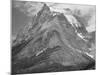 Full View Of Mountain "Going-To-The-Sun Mountain Glacier National Park" Montana. 1933-1942-Ansel Adams-Mounted Art Print