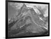 Full View Of Mountain "Going-To-The-Sun Mountain Glacier National Park" Montana. 1933-1942-Ansel Adams-Framed Art Print