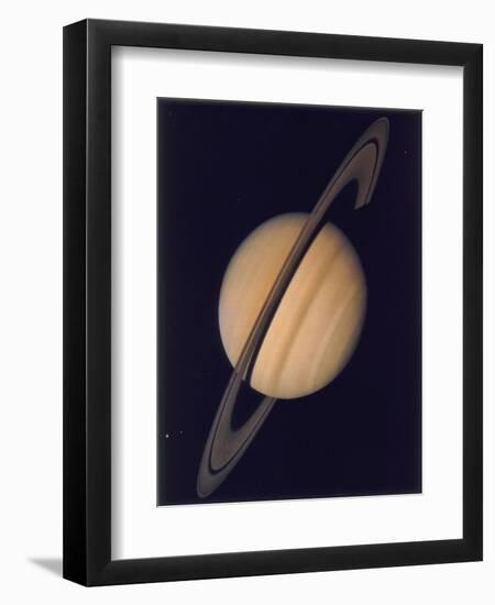 Full View of Saturn and Her Rings, 1980-null-Framed Premium Giclee Print
