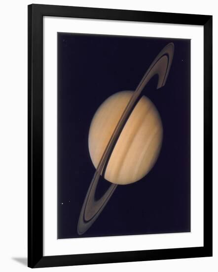 Full View of Saturn and Her Rings, 1980-null-Framed Giclee Print