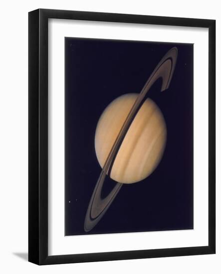 Full View of Saturn and Her Rings, 1980-null-Framed Giclee Print