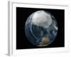 Full View of the Earth with the Full Antarctic Region Visible-Stocktrek Images-Framed Photographic Print