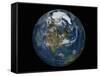Full View of the Earth with the Full Arctic Region Visible-Stocktrek Images-Framed Stretched Canvas