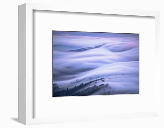 Full  Wave, Bay Area Summer Fog Flowing San Francisco-Vincent James-Framed Photographic Print