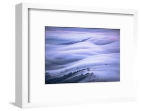 Full  Wave, Bay Area Summer Fog Flowing San Francisco-Vincent James-Framed Photographic Print