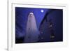 Full Winter Moon At Sandy Hook Lighthouse-George Oze-Framed Photographic Print