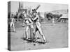 Fuller Pilch Batting for Kent, 1837-null-Stretched Canvas