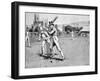 Fuller Pilch Batting for Kent, 1837-null-Framed Photographic Print