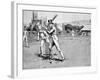 Fuller Pilch Batting for Kent, 1837-null-Framed Photographic Print