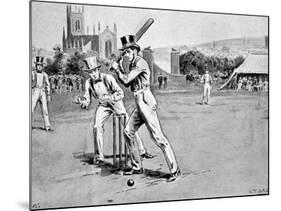 Fuller Pilch Batting for Kent, 1837-null-Mounted Photographic Print