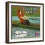 Fullerton, California, California Maid Brand Citrus Label-Lantern Press-Framed Art Print