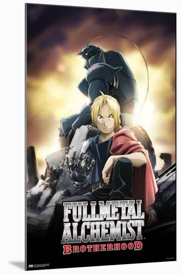 Fullmetal Alchemist: Brotherhood - Key Art 1-Trends International-Mounted Poster