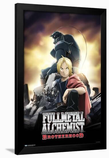 Fullmetal Alchemist: Brotherhood - Key Art 1-Trends International-Framed Poster