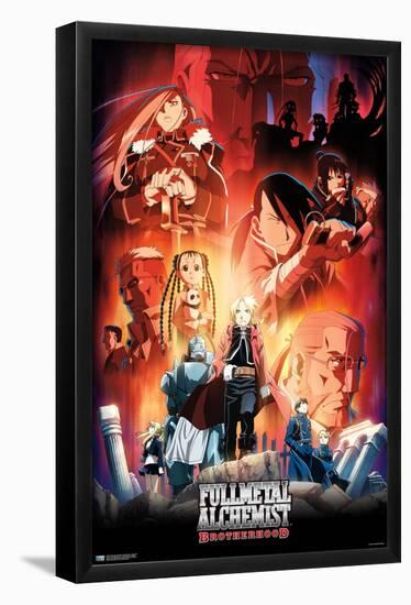 Fullmetal Alchemist: Brotherhood - Key Art 5-Trends International-Framed Poster