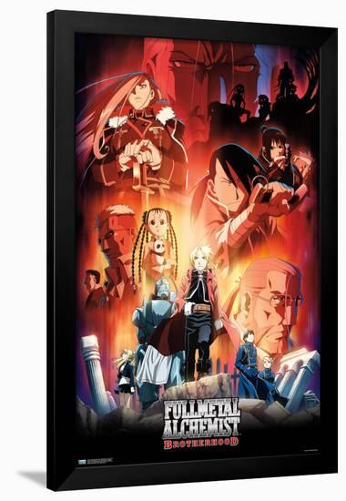 Fullmetal Alchemist: Brotherhood - Key Art 5-Trends International-Framed Poster
