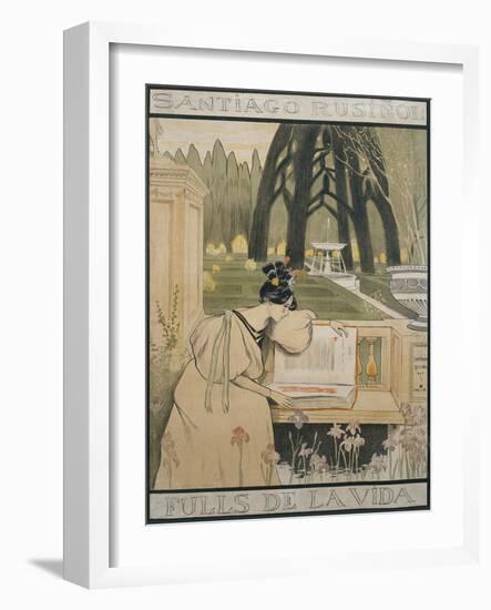 Fulls De La Vida-Santiago Rusiñol-Framed Giclee Print