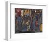 Fulton and Nostrand, 1958-Jacob Lawrence-Framed Art Print