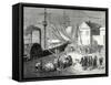 Fulton Boards His Steamboat the 'Clermont' in New York for its First Trip April 11 1807-Robert Fulton-Framed Stretched Canvas