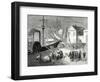 Fulton Boards His Steamboat the 'Clermont' in New York for its First Trip April 11 1807-Robert Fulton-Framed Giclee Print