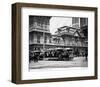 Fulton Ferry and Brooklyn Bridge, c.1885-null-Framed Art Print