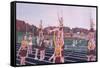 Fulton-Fonda Braves, 2003-Joe Heaps Nelson-Framed Stretched Canvas