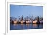 Fulton Harbor and oyster boats-Larry Ditto-Framed Photographic Print