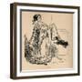 'Fulvia', 1852-John Leech-Framed Premium Giclee Print