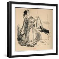 'Fulvia', 1852-John Leech-Framed Premium Giclee Print