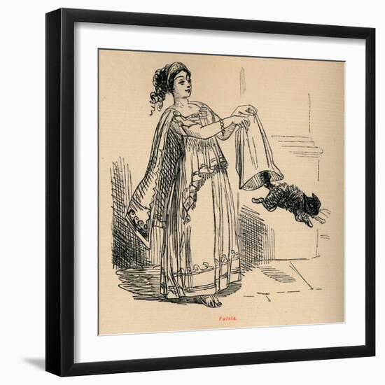 'Fulvia', 1852-John Leech-Framed Premium Giclee Print