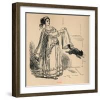 'Fulvia', 1852-John Leech-Framed Giclee Print