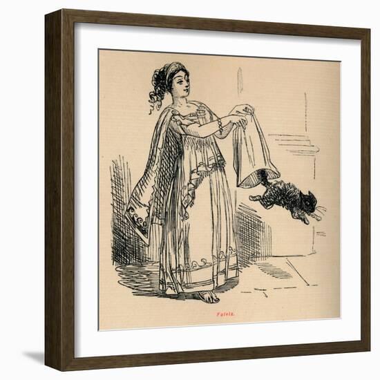 'Fulvia', 1852-John Leech-Framed Giclee Print