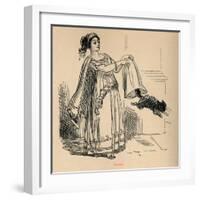 'Fulvia', 1852-John Leech-Framed Giclee Print