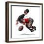 "Fumble" or "Tackled", November 21,1925-Norman Rockwell-Framed Giclee Print