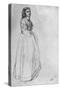 Fumette, Standing' 1859-James Abbott McNeill Whistler-Stretched Canvas