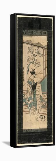 Fumi Yomu Yujo-Torii Kiyomitsu-Framed Stretched Canvas