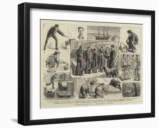 Fumigation of a Training Vessel-null-Framed Giclee Print
