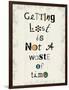 Fun 1 Getting Lost-Lauren Gibbons-Framed Art Print