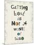 Fun 1 Getting Lost-Lauren Gibbons-Mounted Art Print