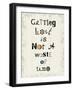 Fun 1 Getting Lost-Lauren Gibbons-Framed Art Print