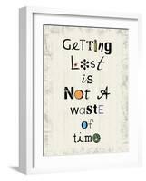 Fun 1 Getting Lost-Lauren Gibbons-Framed Art Print