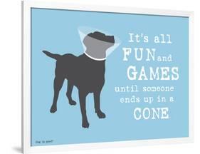 Fun And Games-Dog is Good-Framed Art Print