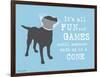 Fun And Games-Dog is Good-Framed Art Print