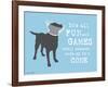 Fun And Games-Dog is Good-Framed Art Print