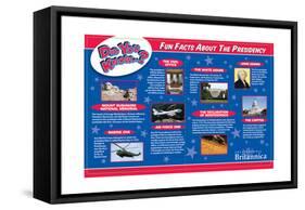 Fun and Interesting Random Facts About the Presidency and White House-Encyclopaedia Britannica-Framed Stretched Canvas