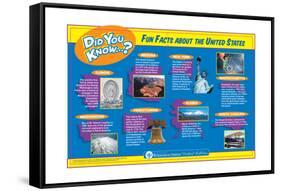 Fun and Interesting Random Facts About the United States-Encyclopaedia Britannica-Framed Stretched Canvas