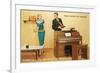 Fun at the Pianola Dealership-null-Framed Premium Giclee Print