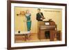 Fun at the Pianola Dealership-null-Framed Premium Giclee Print