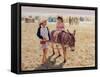 Fun at the Seaside-Paul Gribble-Framed Stretched Canvas